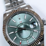 2025 Rolex Sky Dweller Mint Green Fluted Jubilee Ref. 336934 A001719