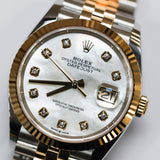 2025 Rolex Datejust 36 MOP Dial Two Tone YG Ref. 126233