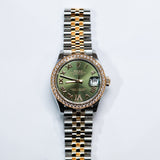 2025 Rolex Datejust 31 Green Roman Dial Ref. 278383RBR