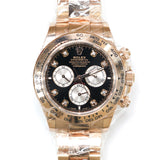 2025 Rolex Daytona Rose gold Black Diamonds Dial Ref. 126505 A001275