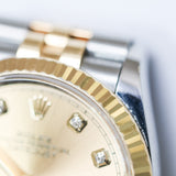 2025 Rolex Datejust 36 Champagne Diamond Dial Ref. 126233 A001093