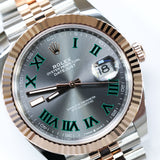 2025 Rolex Datejust 41 2T "Wimbledon" Fluted Jubilee Ref. 126331 A001266