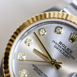 2026 Rolex Datejust 31 Sliver Diamonds Fluted Jubilee Ref. 278273 A001711