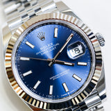 2026 Rolex Datejust 41 Blue Index Fluted Jubilee Ref.126334 A001354