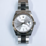 2026 Rolex Datejust 41 Silver Fluted Oyster Ref. 126334 A001729