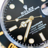 2021 Rolex Submariner Black Dial Two Tone YG