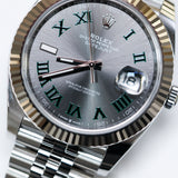 2026 Rolex Datejust 41 Wimbledon Dial Fluted Jubilee Ref. 126334 A001789