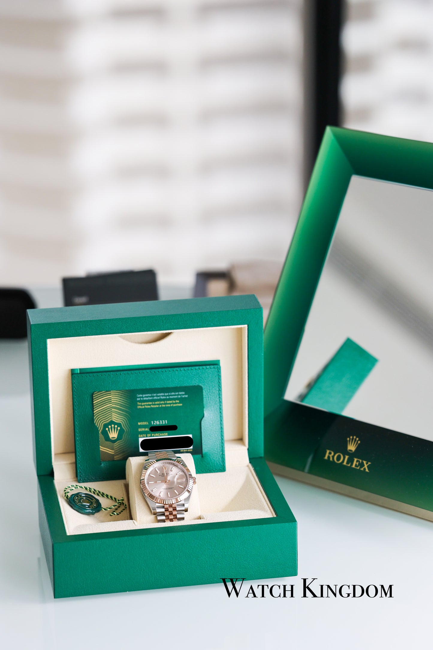 2023 Rolex Datejust 41 Sundust Dial Fluted Jubilee Two Tone Rose Gold