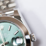 2026 Rolex Datejust 41 Mint Green Dial Smooth Jubilee Ref. 126300 A001798