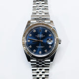 2020 Rolex Datejust 41 Blue Diamonds Dial Ref. 126334