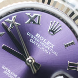 2025 Rolex Datejust 31 Purple Roman Dial Ref. 278274 A001045