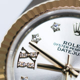2024 Rolex Datejust 28mm 2T Silver Diamond Ref. 279173 A001018