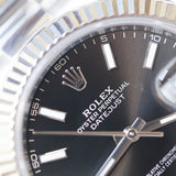 2017 Rolex Datejust 41 Black Fluted Oyster Ref. 126334 B00323