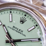 2025 Rolex Oyster Perpetual 41 Pistachio Dial Ref. 134300  A001594