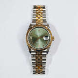 2026 Rolex Datejust 36 Green Roman Diamond Dial 2T YG Ref.126233 A001375