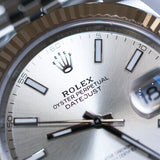 2026 Rolex Datejust 41 Silver Index Fluted Jubilee Ref. 126334 A001477