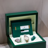 2015 Rolex Datejust 26 Champagne Meteorite Diamonds Dial Diamonds Bezel Jubilee 2T YG Ref. 179383 A001520