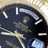 2025 Rolex Daydate 40 Black Index Ref. 228238 A001222