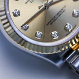 2025 Rolex Datejust 31 Champagne Diamonds Dial Ref. 278273