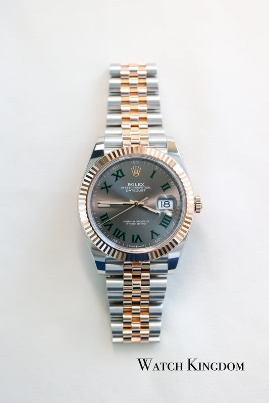 2021 Rolex Datejust 41 Wimbeldon Two Tone RG