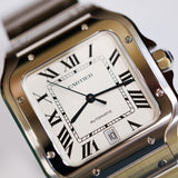 2022 Cartier Santos White Dial Ref. WSSA0018 B00029