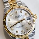2026 Rolex Datejust 31 Sliver Diamonds Fluted Jubilee Ref. 278273 A001711