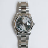 2025 Rolex Datejust 36 Wimbledon Dial Smooth Oyster Ref. 126200 A001691