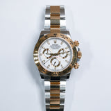 2021 Rolex Daytona White Dial 2T YG Ref. 116503 A001618