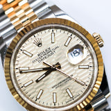 2024 Rolex Datejust 36 Motif Champagne Dial Ref. 126233 A001107