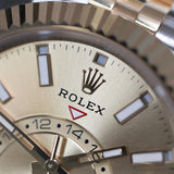2026 Rolex Sky Dweller Champagne Dial 2T Fluted Jubilee YG Ref. 336933 A001579