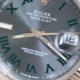 2024 Rolex Datejust 41 Wimbledon Dial Oyster Bracelet Two Tone RG Ref. 126331 A001898