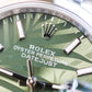 2023 Rolex Datejust 36 Green Palm Motif Dial Jubilee
