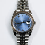 2021 Rolex Datejust 41 Azzuro Blue Fluted Jubilee Ref. 126334 A001776