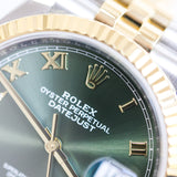 2018 Rolex Datejust 36 Green Dial 126233