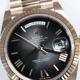 2026 Rolex Daydate 40 Rose Gold Slate Ombre Dial Ref. 228235 A001812