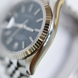 2025 Rolex Datejust 36 Black Index Dial Fluted Jubilee Ref. 126234 A001379