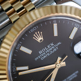 2026 Rolex Datejust 41 Two Tone Black Index YG Ref. 126333 A001853