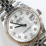 2022 Rolex Datejust 31 "MOP" Steel Diamond Ref.278274 A001326