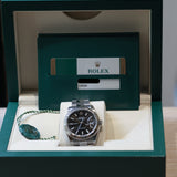 2017 Rolex Datejust 41 Black Fluted Oyster Ref. 126334 B00323