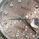 2019 Rolex Datejust 36 Pink Diamonds Anniversary Dial Ref. 126234 A001834