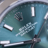 2026 Rolex Datejust 41 Mint Green  Dial Smooth Oyster Ref. 126300 A001759