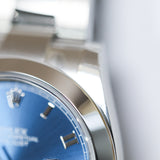 2025 Rolex Datejust 41 Azzuro Blue Ref. 126300 A001067