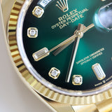 2024 Rolex Daydate 36 Green Ombré Dial 128238