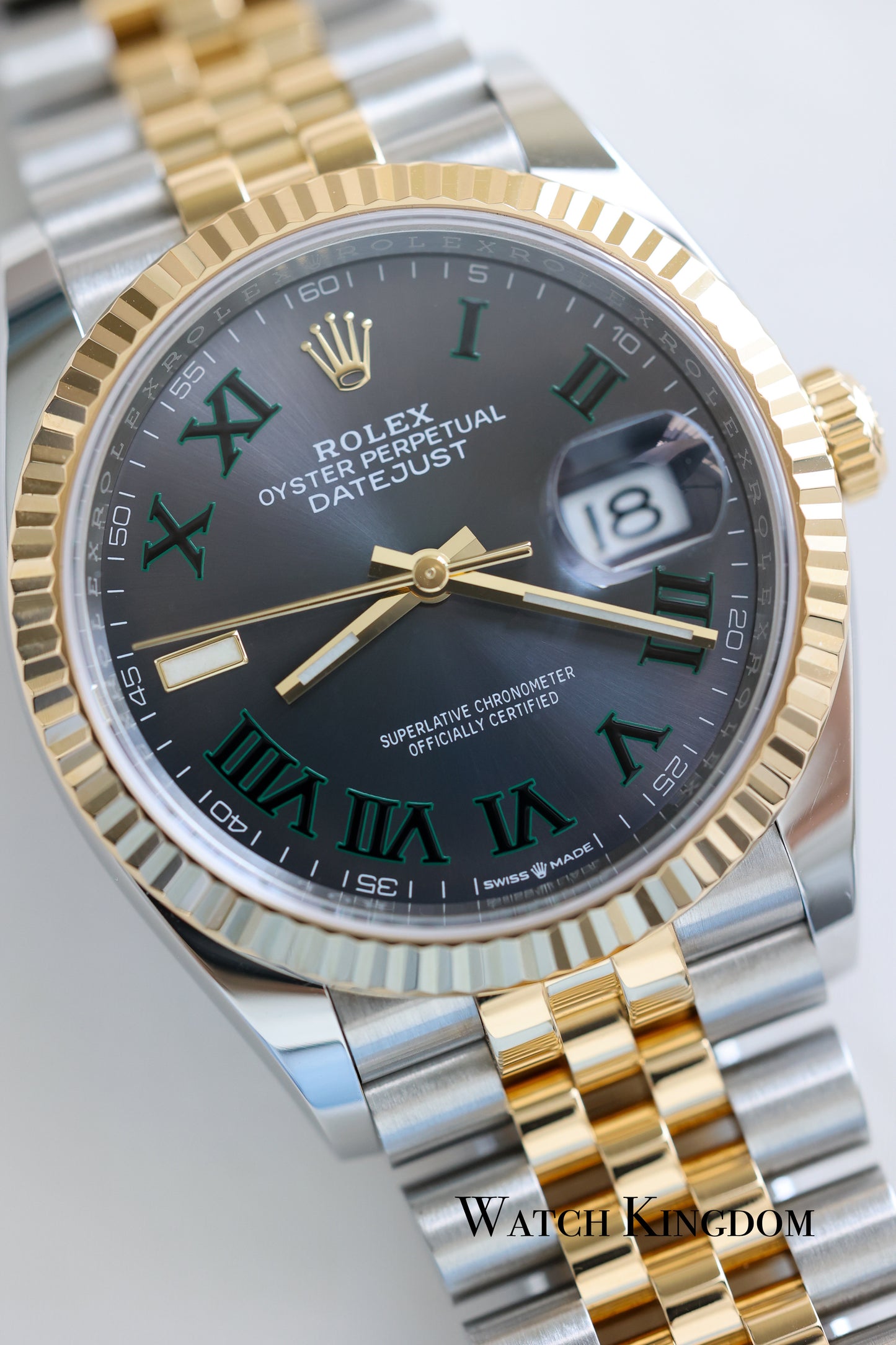 2022 Rolex Datejust 36 Wimbeldon Two Tone YG
