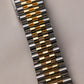 2023 Rolex Datejust 36 Black Diamonds Dial Fluted Jubilee Two Tone YG