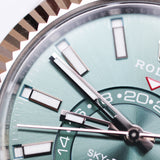 2025 Rolex Sky-Dweller Mint Green Fluted Oyster Ref. 336934 A001149