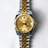 2020 Rolex Datejust 36 Champagne Diamond Ref. 126233 A001247