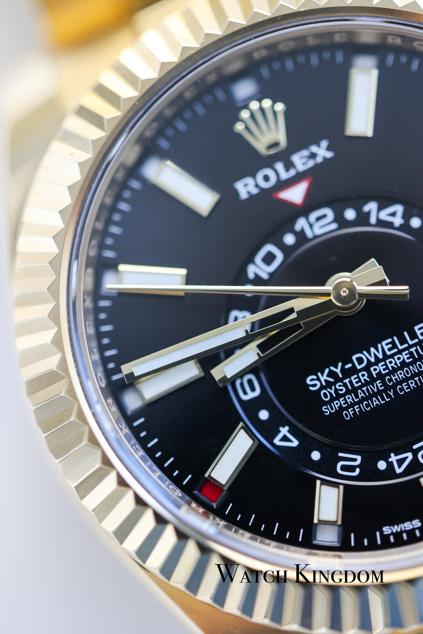 2022 Rolex Sky Dweller Black Dial Yellow Gold