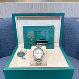 2026 Rolex Datejust 36 Silver Roman Diamonds Dial Fluted Oyster Ref. 126234 B00351