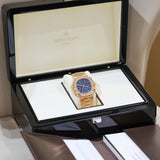 2021 Patek Philippe Nautilus 5990/1R-001 Blue Dial Rose Gold
